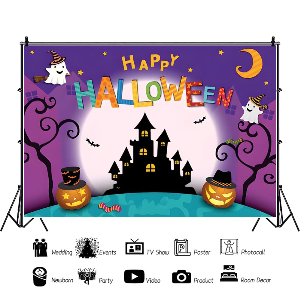 背景布 ハロウィン 撮影背景 大判 2.2x1.5m 背景布 ハロウィン 撮影